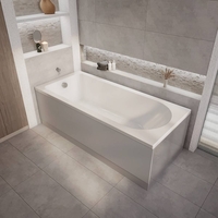 Einbaubadewanne,  rechteckig,  modernes-Design,  160 x 70cm mit Seitenverkleidung – Covelly von Hudson Reed