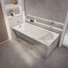 Einbaubadewanne,  rechteckig,  modernes-Design,  1700mm x 750mm ohne Seiten- & Endverkleidung – Covelly von Hudson Reed