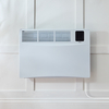 Elektrische Smart Konvektor - Wandheizung 420mm x 665mm 1500 Watt - zur Festverdrahtung Weiß - Elio – ECOSO by Hudson Reed