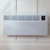 Elektrische Smart Konvektor - Wandheizung 420mm x 895mm 2500 Watt - zur Festverdrahtung Weiß - Elio – ECOSO by Hudson Reed