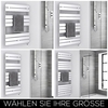 Elektrischer Design Handtuchheizkörper Flach Chrom Größe Wählbar – Lustro