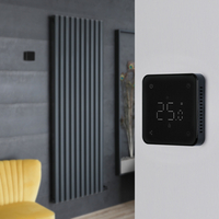 Elektrischer Design Heizkörper,  aluminium,  ohne Leitflüssigkeit - 1784mm x 590mm,  inkl. WLAN-Thermostat mit Hintergrundbeleuchtung