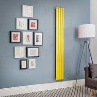 Elektrischer Design Heizkörper (einlagig),  1600mm x 236mm,  vertikal - Gelb (Dandelion Yellow) - ohne Thermostat - Revive