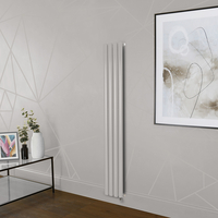 Elektrischer Design Heizkörper (einlagig),  1600mm x 236mm,  vertikal - Weiß (Pearl White) - ohne Thermostat - Revive