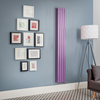 Elektrischer Design Heizkörper,  vertikal,  B 236mm - Lila (Lush Purple) - Höhe,  Thermostat & Kabelabdeckung wählbar - Revive