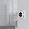 Elektrischer Gliederheizkörper (2 Säulen) Vertikal Weiß 1500mm x 290mm inkl. 1000W Heizelement & rundes WLAN-Thermostat – Regent