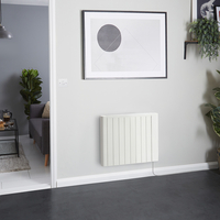 Elektro-Wandheizkörper Konvektor 1500W mit Stecker 533mm x 873mm,  in Weiß - Virtus Hudson Reed