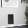 Elektroheizung für Gäste WC in Schwarz 570mm x 354mm,  700W Wandmontage Keramikkern - Kera Hudson Reed