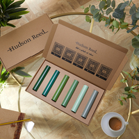 Farbmusterbox mit grünen Heizkörperfarben - Hudson Reed