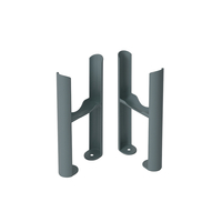 Füße zur Bodenmontage,  für Gliederheizkörper Regent (3-säulen),  in Slate Blue - Hudson Reed