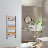 Flache Design Handtuchheizung in Gelb (Autumn Yellow),  Größe wählbar ab 800x500mm – Lustro Hudson Reed