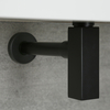 Flaschensiphon in Schwarz,  für Waschbecken - aus Messing - Preto Hudson Reed