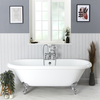 Freistehende Badewanne,  1795mm x 785mm,  Mittelablauf - Füße wählbar - Oxford