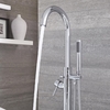 Freistehende Badewannenarmatur mit Einhebelmischer & Handbrause,  Gold,  Schwarz,  Chrom & Kupfer Finish – Hudson Reed