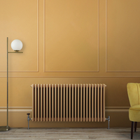 Gliederheizkörper (2-säulig),  horizontal - H 600mm x B 1505mm x T 68mm - Gelb (Autumn Yellow) – Regent von Hudson Reed