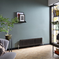 Gliederheizkörper (2-säulig),  horizontal 300mm x 1190mm Zinn - Regent