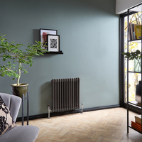 Gliederheizkörper (2-säulig),  horizontal 600mm x 605mm Zinn - Regent