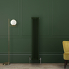 Gliederheizkörper (2-säulig),  vertikal 1500mm x 290mm Grün (Evergreen) - Hudson Reed Regent