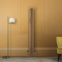 Gliederheizkörper (2-säulig),  vertikal 1800mm x 200mm Gelb (Autumn Yellow) - Hudson Reed Regent