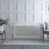 Gliederheizkörper 3-lagig Horizontal Weiß 750mm x 1272mm 2542 Watt - Stelrad Regal von Hudson Reed