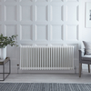 Gliederheizkörper 3-lagig Horizontal Weiß 750mm x 1456mm 2918 Watt - Stelrad Regal von Hudson Reed