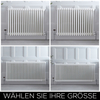 Gliederheizkörper 3-lagig Horizontal Weiß Größe wählbar - Stelrad Regal von Hudson Reed