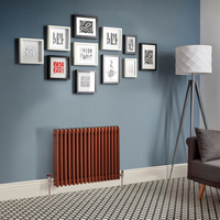 Gliederheizkörper (3-Säulen),  horizontal 500mm x 785mm Metallisches Kupfer – Regent