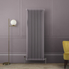 Gliederheizkörper (3-säulig),  vertikal - H 1800mm x B 650mm x T 100mm - Lila - Regent von Hudson Reed