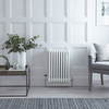 Gliederheizkörper 4-lagig Horizontal Weiß 600mm x 444mm 910 Watt - Stelrad Regal von Hudson Reed
