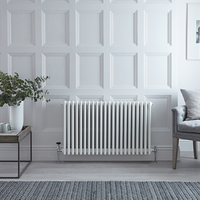 Gliederheizkörper 4-lagig Horizontal Weiß 750mm x 1042mm 2715 Watt - Stelrad Regal von Hudson Reed