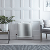 Gliederheizkörper 4-lagig Horizontal Weiß 750mm x 628mm 1604 Watt - Stelrad Regal von Hudson Reed