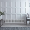 Gliederheizkörper Horizontal 2 Säulen Nostalgie Weiß 300mm x 1505mm 1050W - Regent