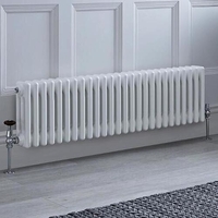 Gliederheizkörper Horizontal 3 Säulen Nostalgie Weiß 300 x 1193mm 1051W,  von Hudson Reed
