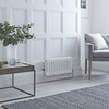 Gliederheizkörper Horizontal 3 Säulen Nostalgie Weiß 300mm x 605mm 525W - Regent