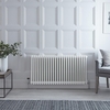 Gliederheizkörper Horizontal 3 Säulen Nostalgie Weiß 600mm x 1190mm 1900W - Regent