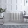 Gliederheizkörper Horizontal 3 Säulen Nostalgie Weiß 600mm x 785mm 1243W - Regent