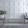 Gliederheizkörper Horizontal 4 Säulen Nostalgie Weiß 300 x 990mm 1060W,  von Hudson Reed