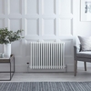 Gliederheizkörper Horizontal 4 Säulen Nostalgie Weiß 600 x 765mm 1613W,  von Hudson Reed