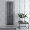 Gliederheizkörper Vertikal 3 Säulen Nostalgie Rohmetall 1800mm x 560mm 2338W - Regent