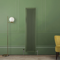 Gliederheizkörper vertikal (3-Säulen),  Reseda Green - von 1800mm x 290mm – Regent Hudson Reed