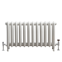 Gusseisen-Heizkörper - H 560mm x B 983mm x T 185mm - Antikes Weiß - Erté