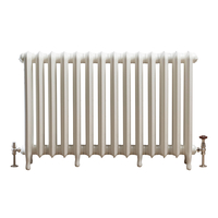 Gusseisen-Heizkörper - H 760mm x B 1141mm x T 185mm - Antikes Weiß - Erté