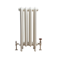 Gusseisen-Heizkörper - H 760mm x B 351mm x T 185mm - Antikes Weiß - Erté