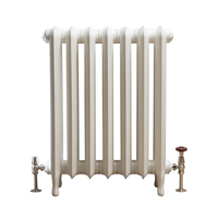 Gusseisen-Heizkörper - H 760mm x B 588mm x T 185mm - Antikes Weiß - Erté