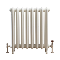 Gusseisen-Heizkörper - H 760mm x B 667mm x T 185mm - Antikes Weiß - Erté