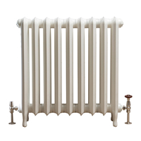 Gusseisen-Heizkörper - H 760mm x B 746mm x T 185mm - Antikes Weiß - Erté
