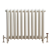 Gusseisen-Heizkörper - H 760mm x B 904mm x T 185mm - Antikes Weiß - Erté