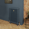Gusseisen-Heizkörper - Hague Blue 30 von Farrow & Ball - Höhe 860mm,  Breite wählbar - Mercury