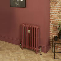 Gusseisen-Heizkörper - Höhe 560mm,  Breite auswählbar - Eating Room Red 43 von Farrow & Ball - Mercury