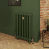 Gusseisen-Heizkörper - Höhe 760mm,  Breite auswählbar - Duck Green W55 von Farrow & Ball - Mercury